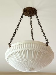 Antique Neoclassical Inverted Dome Chandelier (E)
