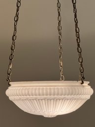 Antique Neoclassic Invertered Dome Chandelier