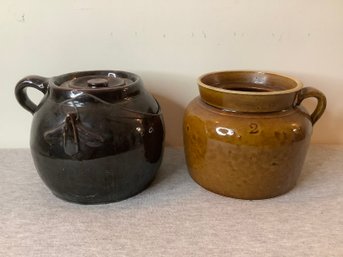 Pair Of Bean Pots
