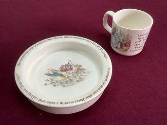 Wedgwood Peter Rabbit Mug And Bowl Set