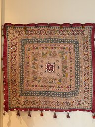 Vintage Indian Textile Wall Hanging