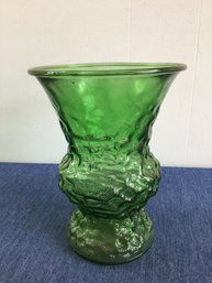 Green Glass Vase