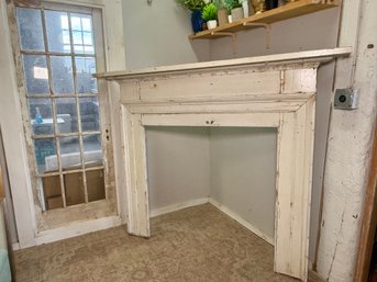 Fabulous Antique Mantle Out Of 1700s Terryville Home