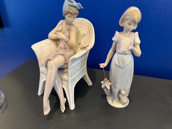 Two Beautiful Lladro Pieces - Broken
