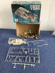 MPC Completely Clear See Through Body The Lemans Sensation Ford J Car Model