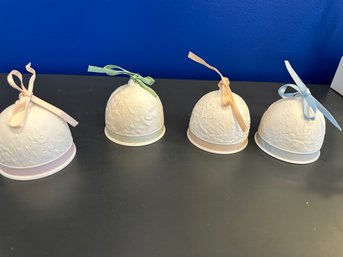 Set Of 4 Lladro Bells