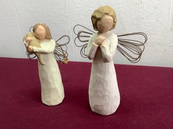 Pair Of Willow Tree Angels