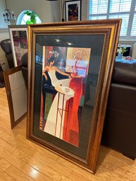 Beautiful Colorful Picture Unsigned  - Keith Mallet?