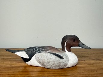 Vintage Brileyco Signed Handcrafted Wooden Pintail Duck Decoy