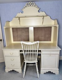 Large Two Part Desk And Chair
