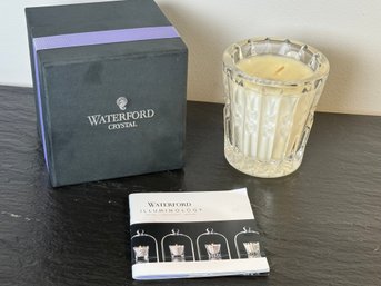 Waterford Crystal Illuminology Lavender Cedar Candle With Box