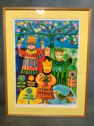 Pencil Signed Print Of 'Three Kings' By Judith Bledsoe