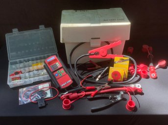 Battery Tester & Parts Lot #71