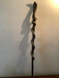 Wooden Snake Walking Stick
