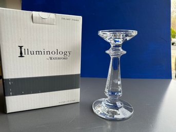 Illuminology By Waterford Candleholder Bougeoir  W/box