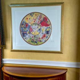 Marc Chagall 'Paris Opera Ceiling' Limited Edition & Facsimile Pencil Signed Lithograph