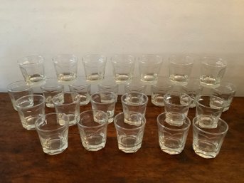 Vintage  Drinking Glasses Lot Of 26