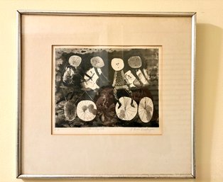 Graciela Rodo Boulanger (Bolivian, B 1935) Signed Artists Proof Entitled Girls On Bicycles