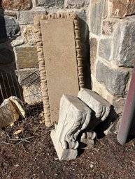 A 3 Piece Stone Bench