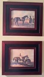 Two Framed Horse Prints