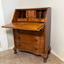 Beautiful Vintage Slant Top Secretary Desk