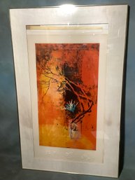 Abstract Art Of Branches In Vase By Hoi Lebadang