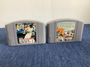 All Star Baseball 99 And Star Wars Episode I Racer Vintage Nintendo Games