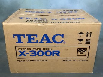TEAC X-300R Stereo Tape Deck In Box