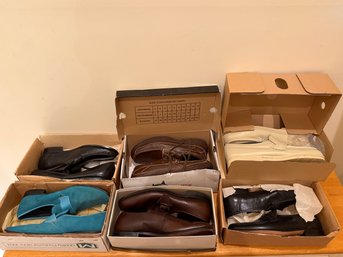 Lot Of 7 Pairs Of Shoes, Some New And Some Used