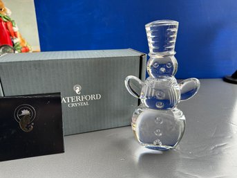 Snowman Sculpture 7 1/2' W/box