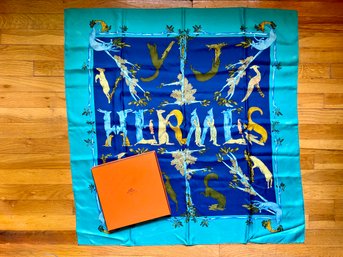 Hermes Alphabet III Silk Scarf