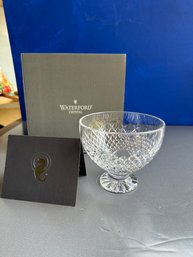 Alana Bowl Diamond Cut Footed  W/ Box