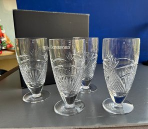 Set Of 4 Seahorse Nouveau Iced Beverage Glasses  W/ Box