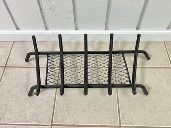 Iron Fireplace Log Holder