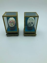 Pair Of Painted Eggs