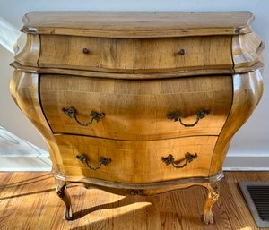 Vintage Four Drawer Bombe Chest