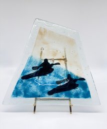 Ulla Sand Icelandic Artisan Glass Dish
