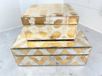 Mirrored Hinged Boxes