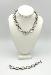 Mariquita Masterson Sterling And Glass Necklace & Bracelet