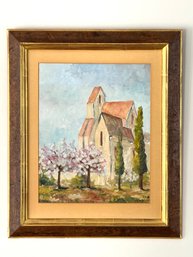 Tuscan Summer / Signed Oil Painting On Board
