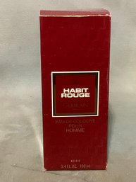 Habit Rouge De Guerlain Cologne NEW In Box #10