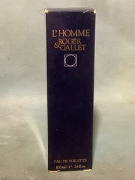L'Homme Roger & Gallet Cologne NEW In Box #12