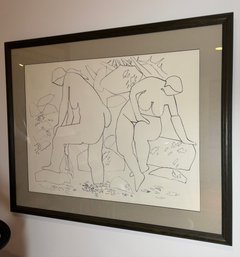 Framed Gregorio Prestopino Lithograph Pencil Signed And Numbered