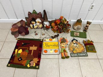 Lot Of Thanksgiving Decorations