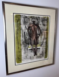 Woman With Mauve Stockings Rufino Tamayo Pencil Signed Lithograph