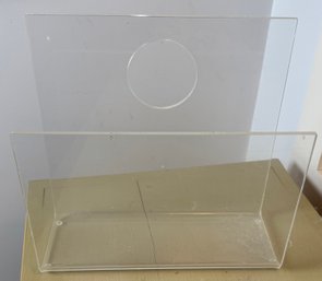 Lucite Magazine Holder