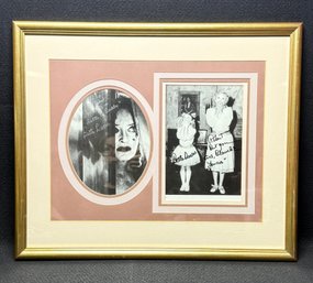 Pair Of Bette Davis Signed & Personalized  Photos From 'What Ever Happened To Baby Jane?' 19 X 23'