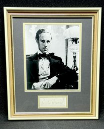 Leslie Howard Autographed Portrait As Ashley Wilkes 'Gone With The Wind' W/ COA Professionally Framed 12 X 14'