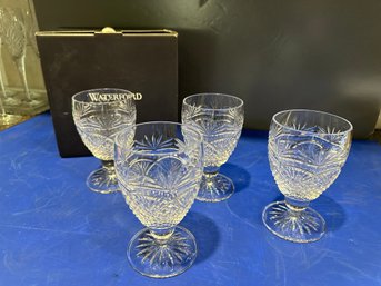 Set Of 4 Cecily Low Goblets W/ Box