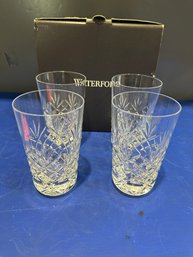 Set Of 4 Coralee Hi Ball Tumblers W/ Box